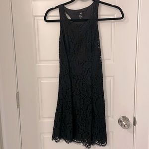Black lace H&M sleeveless little black dress
